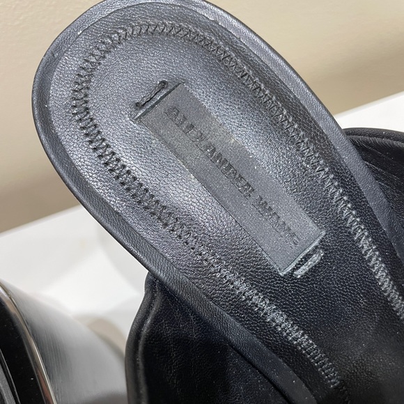 Alexander Wang chunky heels sandals block-heels Mule sandals - Picture 3 of 10